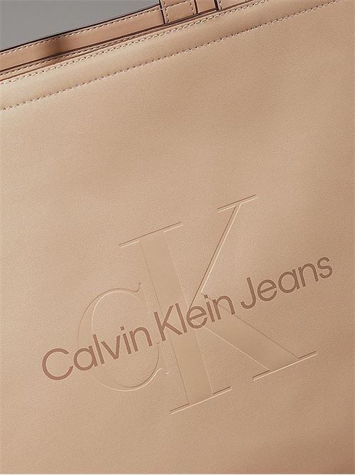 sculpted slim  tote 34 mono CALVIN KLEIN JEANS | K60K612222PBF